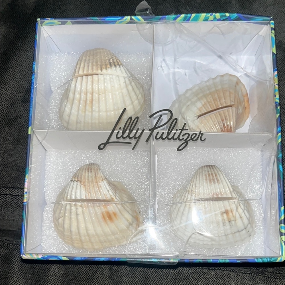 Lilly Pulitzer Shell Coasters